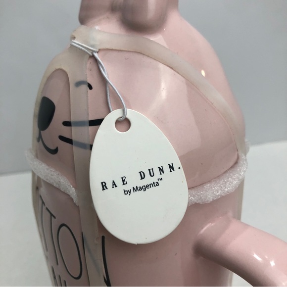 Rae Dunn Cup Cotton Tail Cutie Topper Lid Pink Ceramic Mug 11oz Magenta New 2022 - Picture 4 of 8